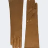 Lange Handschuhe aus Nappaleder, tabakfarben Lange Handschuhe aus Nappaleder, tabakfarben
