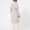 Langer Cardigan aus Alpaka und Wolle, sandfarben Langer Cardigan aus Alpaka und Wolle, sandfarben