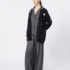 Bedruckte Seidenhose, ultramarinblau Bedruckte Seidenhose, ultramarinblau