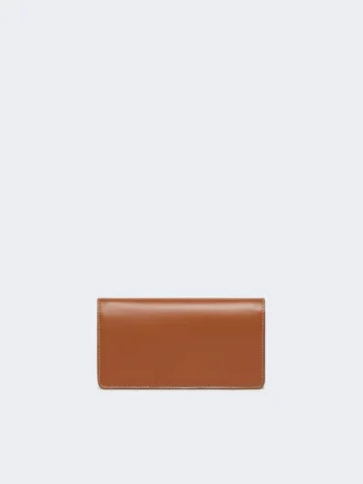 Leder-Handytasche, bernsteinbraun