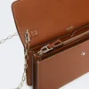 Leder-Handytasche, bernsteinbraun Leder-Handytasche, bernsteinbraun