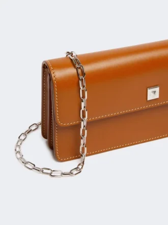 Leder-Handytasche, rostrot