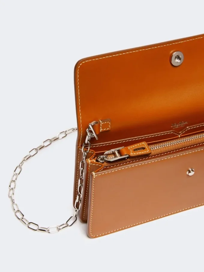 Leder-Handytasche, rostrot Leder-Handytasche, rostrot