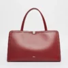 Leder-Tasche, bordeaux Leder-Tasche, bordeaux