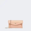 Leder-Umschlag-Geldbörse, rosa Leder-Umschlag-Geldbörse, rosa
