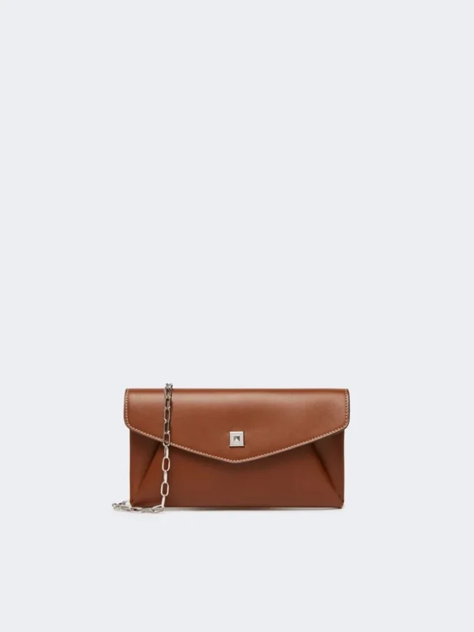 Leder-Umschlagbrieftasche, bernsteinfarben Leder-Umschlagbrieftasche, bernsteinfarben