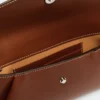 Leder-Umschlagbrieftasche, bernsteinfarben Leder-Umschlagbrieftasche, bernsteinfarben