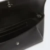 Leder-Umschlagbrieftasche, schwarz Leder-Umschlagbrieftasche, schwarz