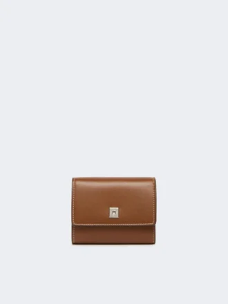 Lederbrieftasche, bernsteinfarben