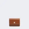 Lederbrieftasche, bernsteinfarben Lederbrieftasche, bernsteinfarben