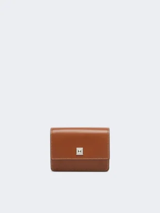 Lederbrieftasche, bernsteinfarben