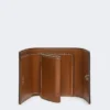 Lederbrieftasche, bernsteinfarben Lederbrieftasche, bernsteinfarben