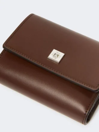 Lederbrieftasche, kakao
