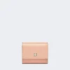 Lederbrieftasche, rosa Lederbrieftasche, rosa
