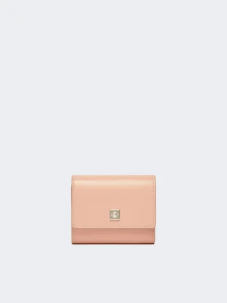 Lederbrieftasche, rosa
