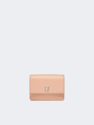Lederbrieftasche, rosa