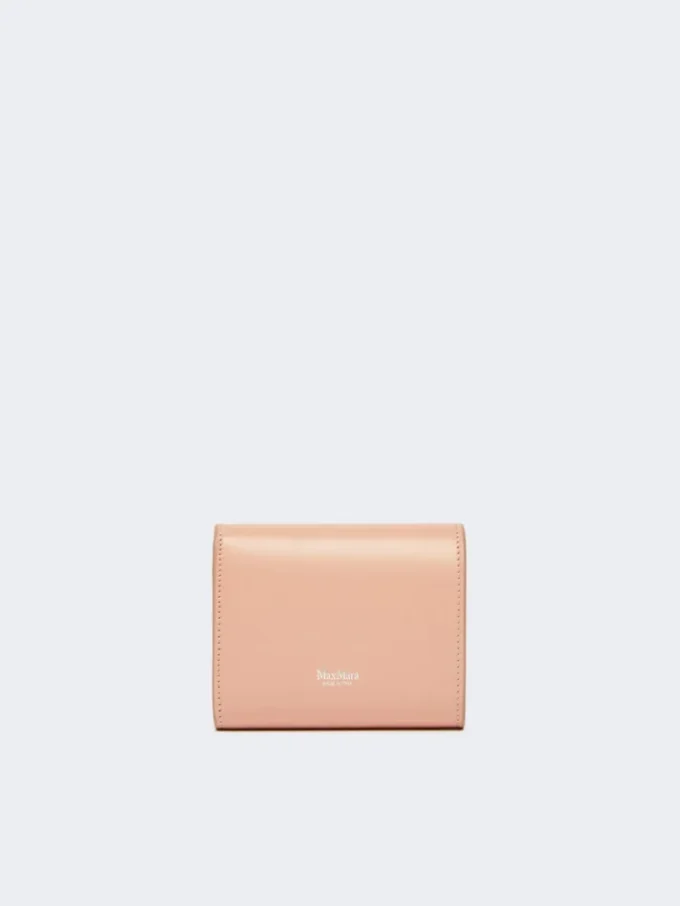 Lederbrieftasche, rosa Lederbrieftasche, rosa