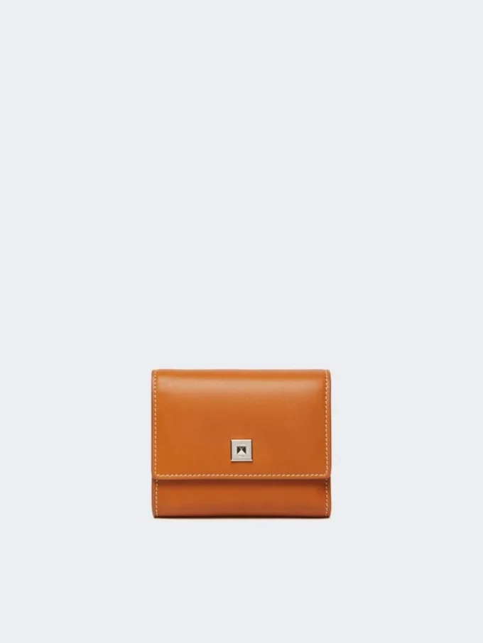 Lederbrieftasche, rostrot Lederbrieftasche, rostrot