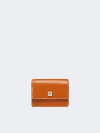 Lederbrieftasche, rostrot