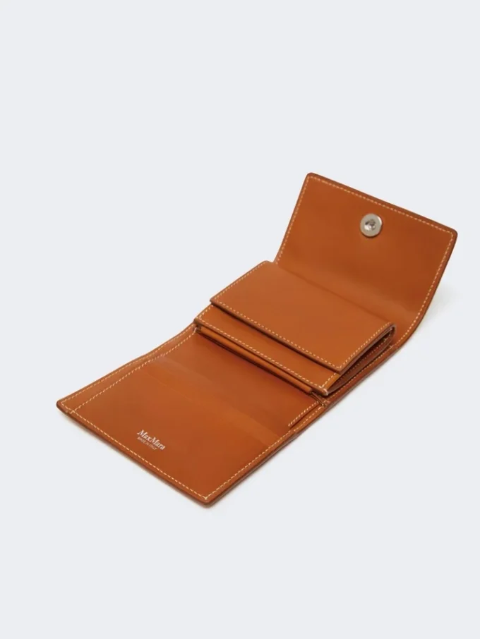 Lederbrieftasche, rostrot Lederbrieftasche, rostrot