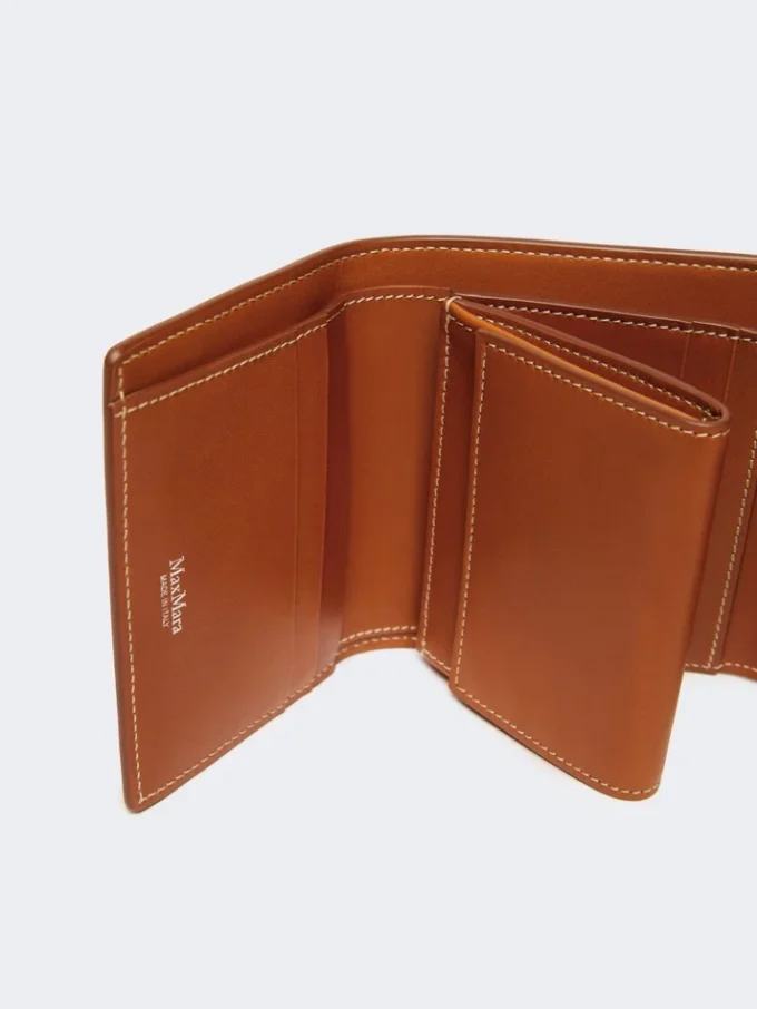 Lederbrieftasche, rostrot Lederbrieftasche, rostrot