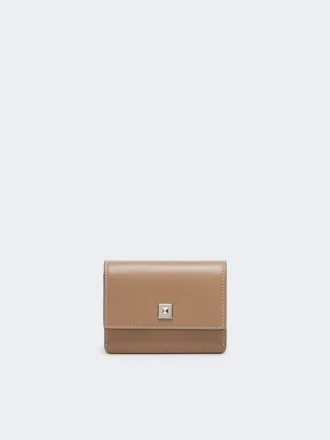 Lederbrieftasche, schlammfarben