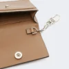 Lederbrieftasche, schlammfarben Lederbrieftasche, schlammfarben