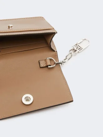Lederbrieftasche, schlammfarben
