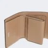 Lederbrieftasche, schlammfarben Lederbrieftasche, schlammfarben