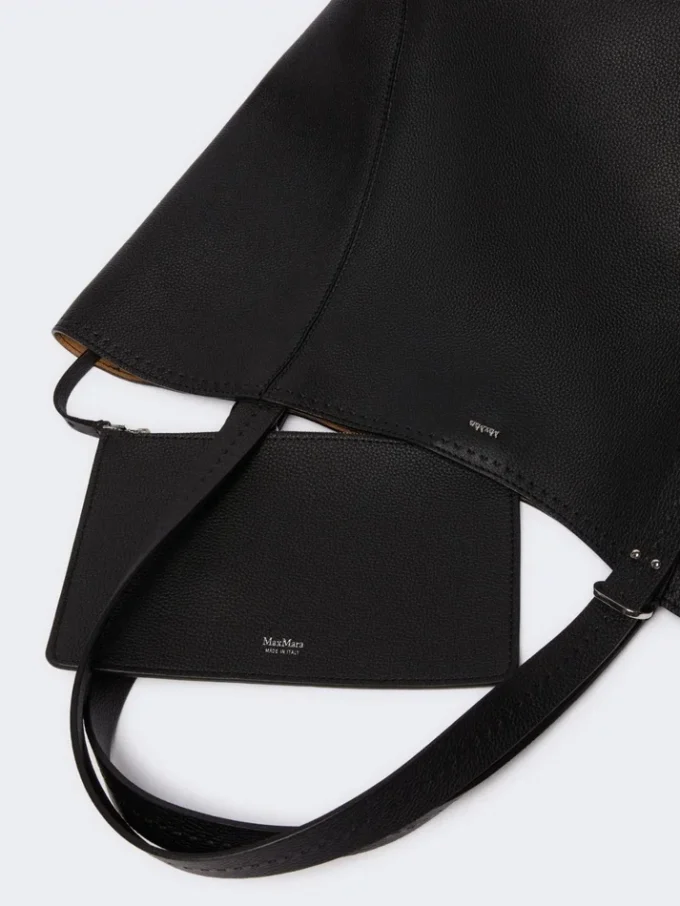 Lederhandtasche Archetipo, schwarz Lederhandtasche Archetipo, schwarz