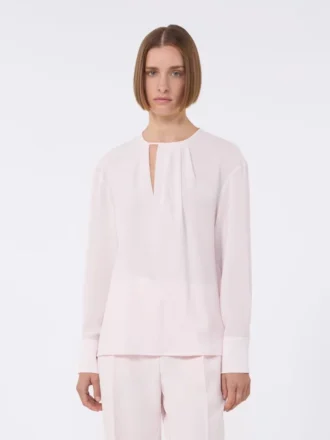 Leichte Cady-Bluse, rosa