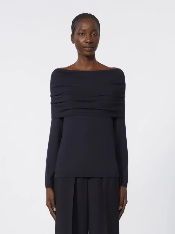 Leichter Kaschmirpullover, ultramarinblau Leichter Kaschmirpullover, ultramarinblau