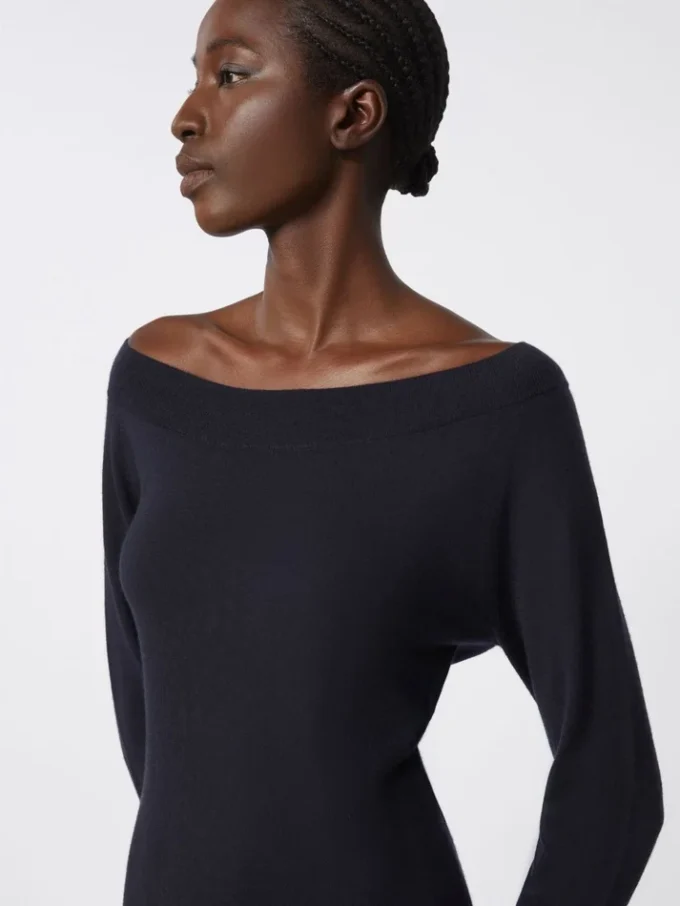 Leichter Kaschmirpullover, ultramarinblau Leichter Kaschmirpullover, ultramarinblau