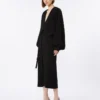 Leichtes Cady-Kleid, schwarz Leichtes Cady-Kleid, schwarz
