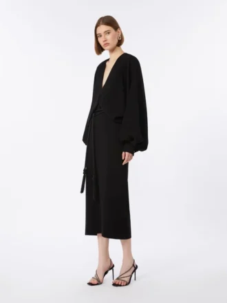 Leichtes Cady-Kleid, schwarz Leichtes Cady-Kleid, schwarz