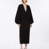 Leichtes Cady-Kleid, schwarz Leichtes Cady-Kleid, schwarz