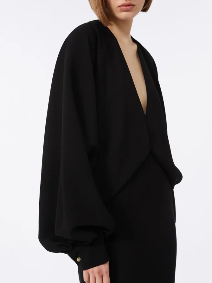 Leichtes Cady-Kleid, schwarz Leichtes Cady-Kleid, schwarz