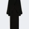 Leichtes Cady-Kleid, schwarz Leichtes Cady-Kleid, schwarz