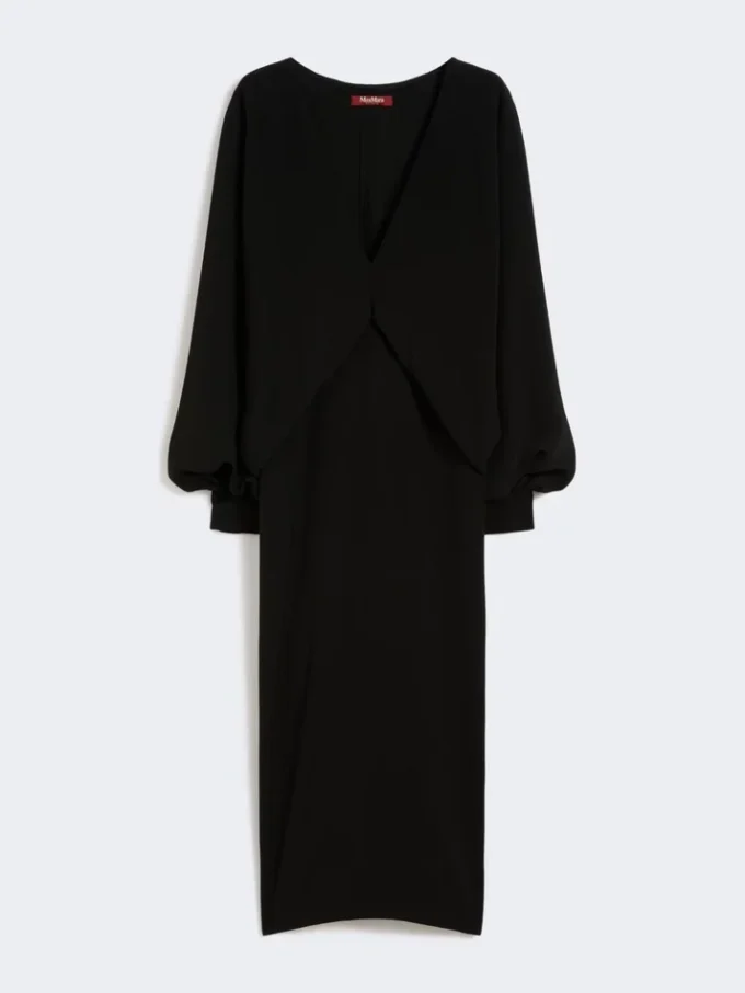 Leichtes Cady-Kleid, schwarz Leichtes Cady-Kleid, schwarz