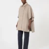Leichtes Cape aus Kaschmir-Twill, bronze-braun Leichtes Cape aus Kaschmir-Twill, bronze-braun