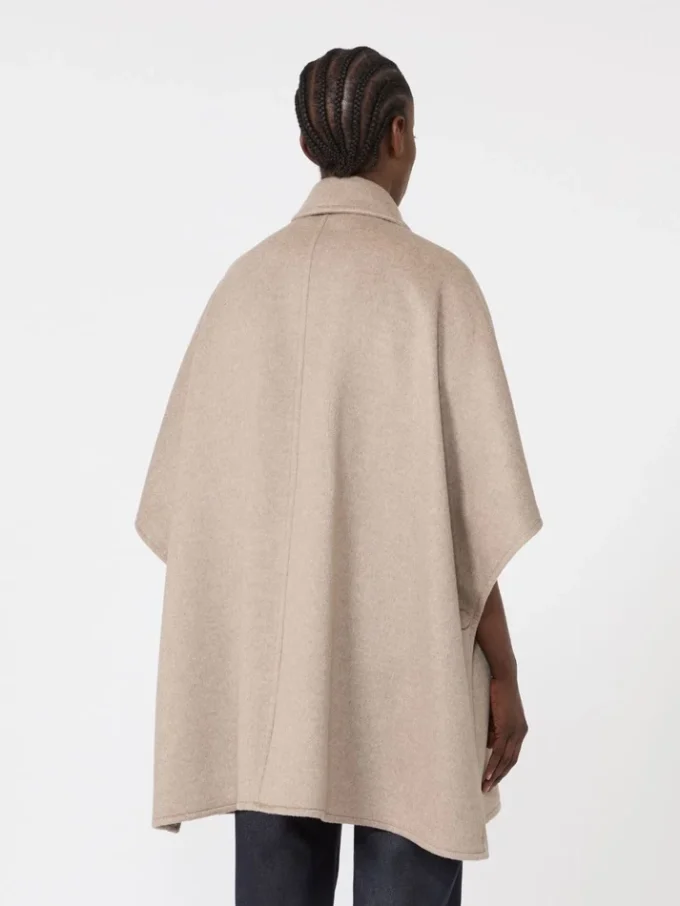 Leichtes Cape aus Kaschmir-Twill, bronze-braun Leichtes Cape aus Kaschmir-Twill, bronze-braun