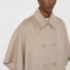 Leichtes Cape aus Kaschmir-Twill, bronze-braun Leichtes Cape aus Kaschmir-Twill, bronze-braun