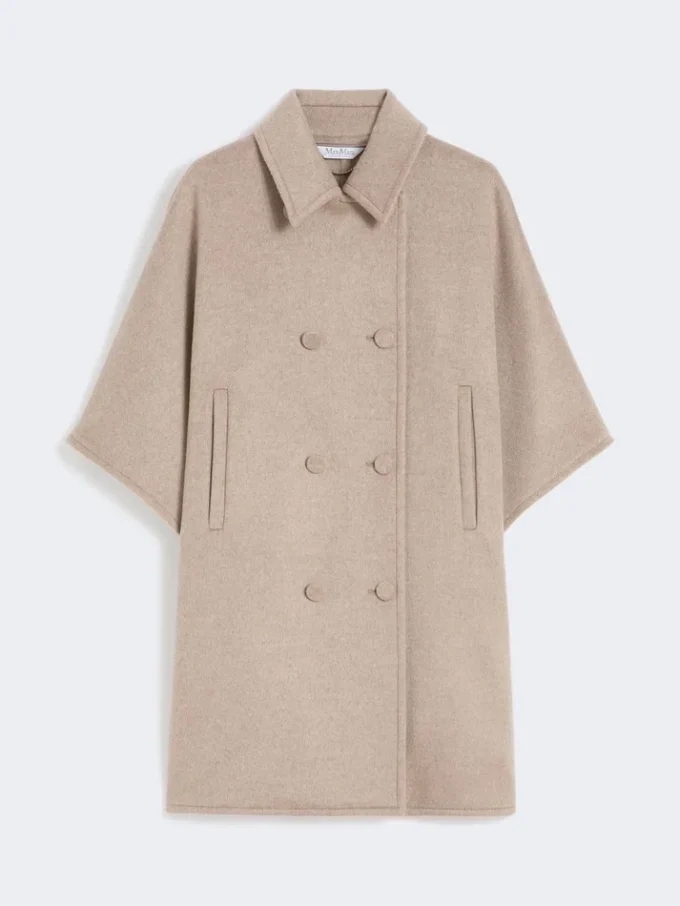 Leichtes Cape aus Kaschmir-Twill, bronze-braun Leichtes Cape aus Kaschmir-Twill, bronze-braun