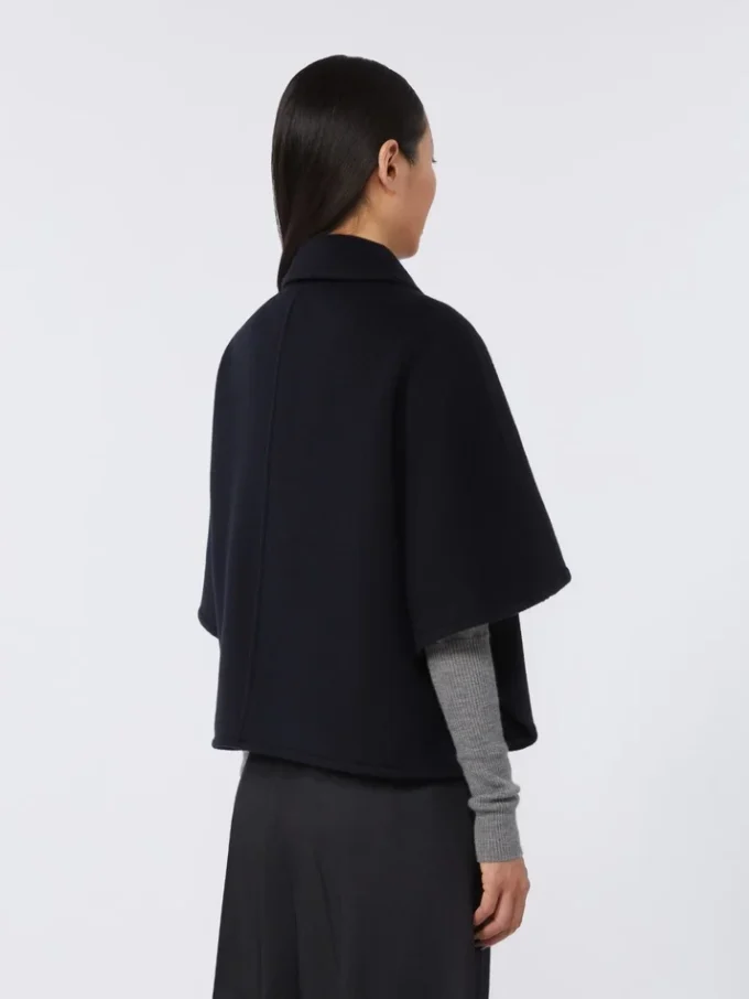 Leichtes Kaschmir-Cape, ultramarinblau Leichtes Kaschmir-Cape, ultramarinblau