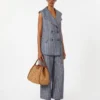 Leinenhose im Denim-Look mit Nadelstreifen, ultramarinblau Leinenhose im Denim-Look mit Nadelstreifen, ultramarinblau