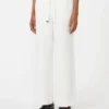 Leinenhose mit Korbgeflechtmuster, weiß Leinenhose mit Korbgeflechtmuster, weiß