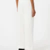 Leinenhose mit Korbgeflechtmuster, weiß Leinenhose mit Korbgeflechtmuster, weiß