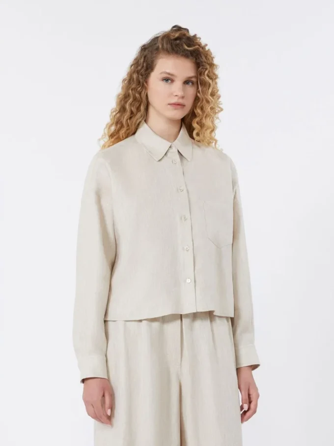 Leinenjacke, Ecru Leinenjacke, Ecru
