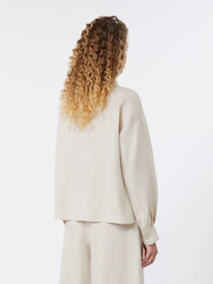 Leinenjacke, Ecru Leinenjacke, Ecru