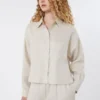 Leinenjacke, Ecru Leinenjacke, Ecru